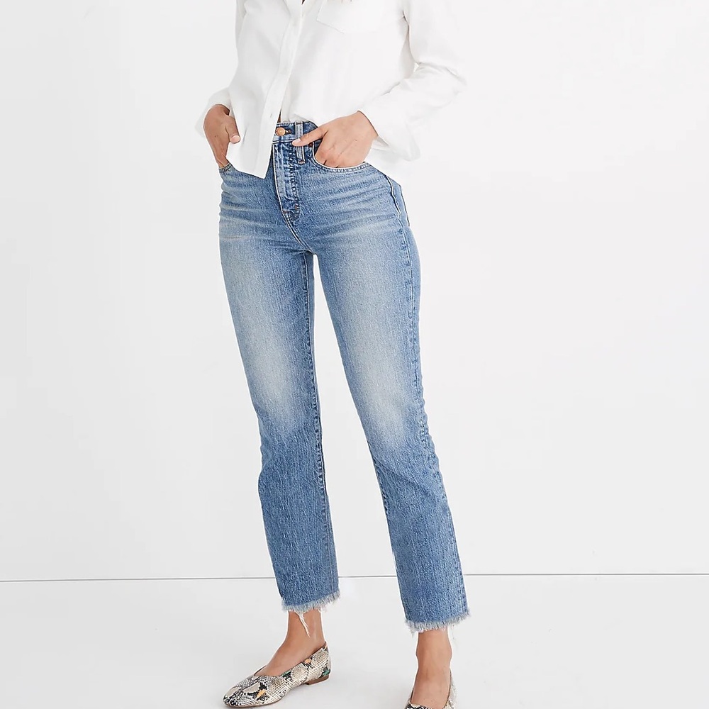 Madewell The Perfect Vintage Crop Jean in Ainsworth Wash